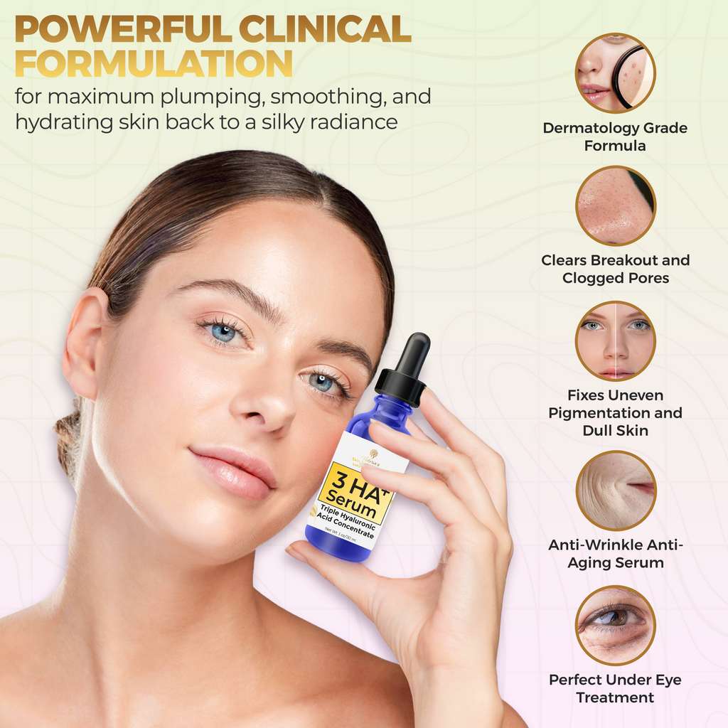 clinical wrinkles 3 forms of Hyaluronic acid Serum  Gel