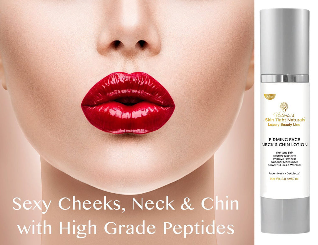 double chin anti aging instant firming face neck chin eyes advanced peptides
