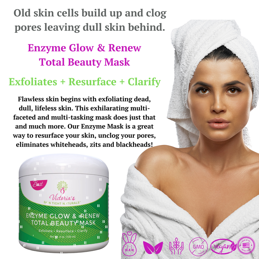 Deep clean enzyme glow and renew exfoliating mask