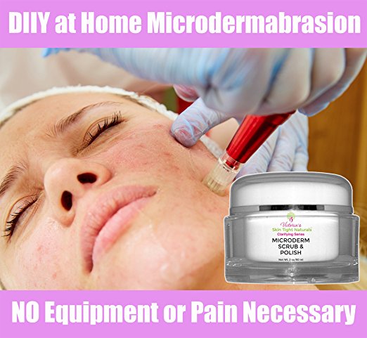Microdermabrasion Exfoliation Skin Polish Cream For Crepe Skin