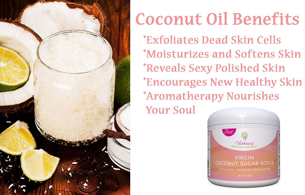 Virgin Coconut Sugar Scrub With Rich Oils and Creams