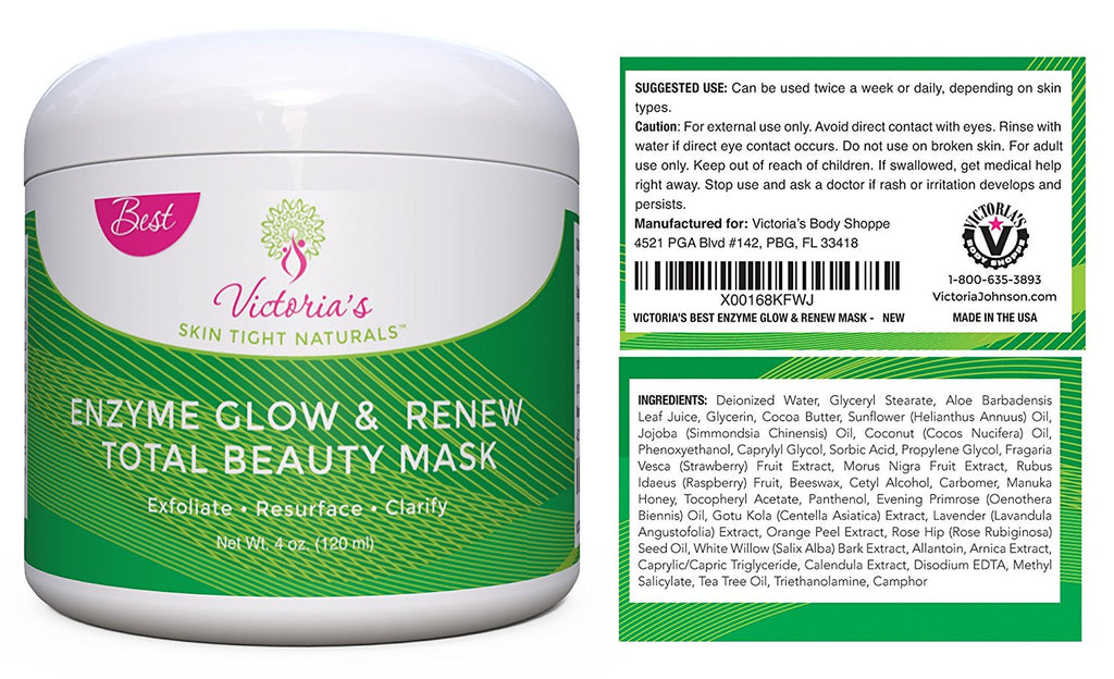 Enzyme Glow & Renew Total Beauty Mask Anti Wrinkle