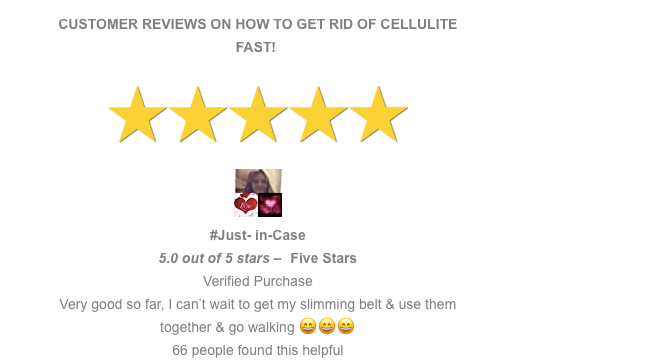 5 star review anti cellulite cream caffeine body wrap
