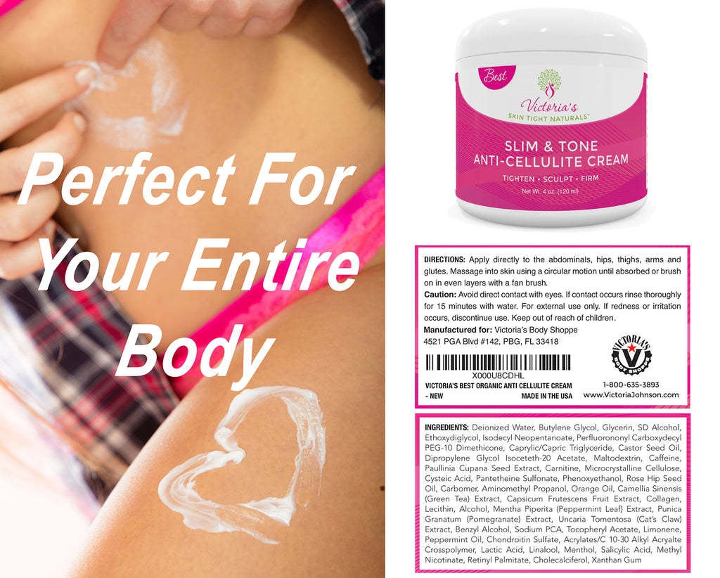 Best Natural Cellulite and Detox Cream For Firming, Cleansing and Rejuvenation
